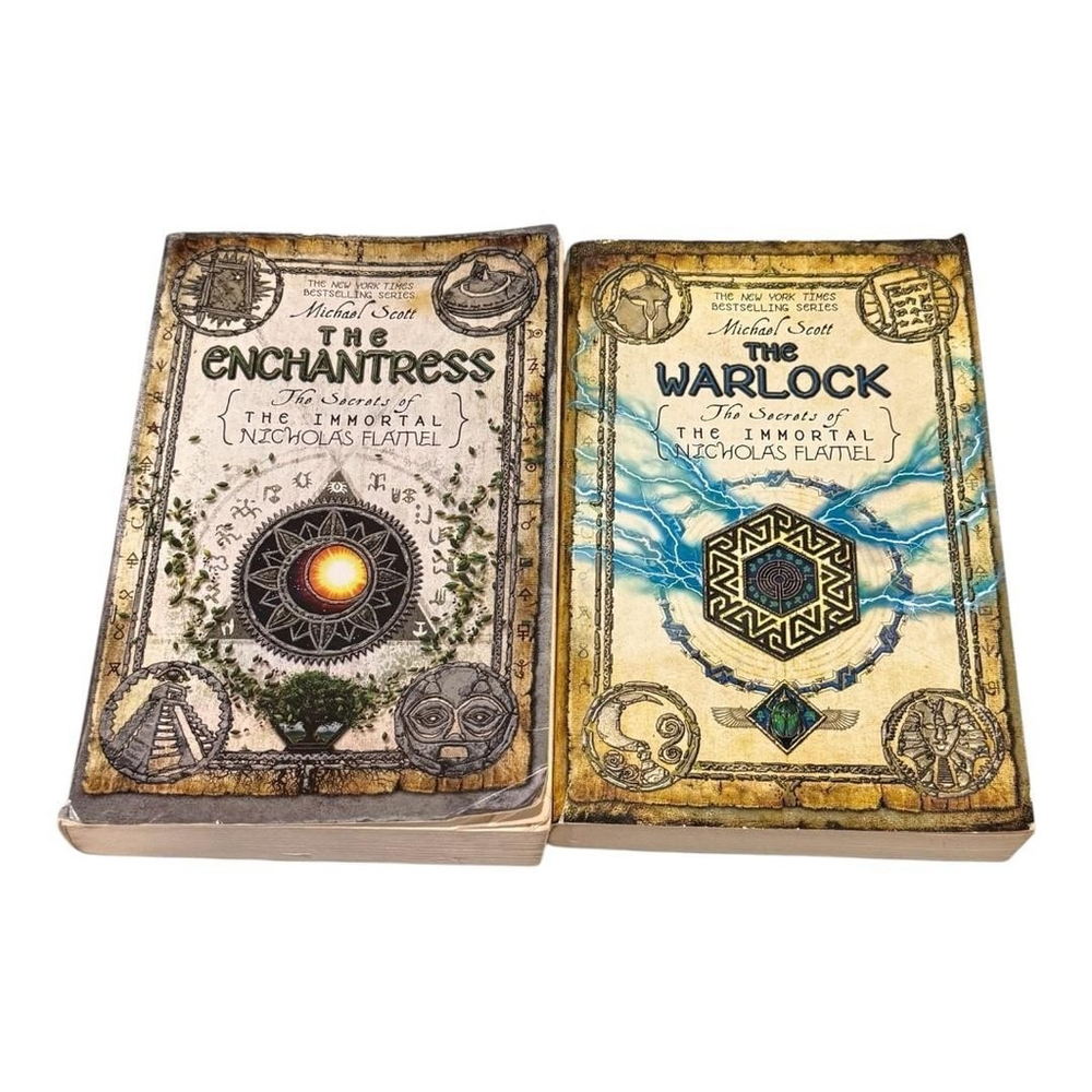 The Warlock & The Enchantress Michael Scott Fantasy Series Softcover Lot Flamel